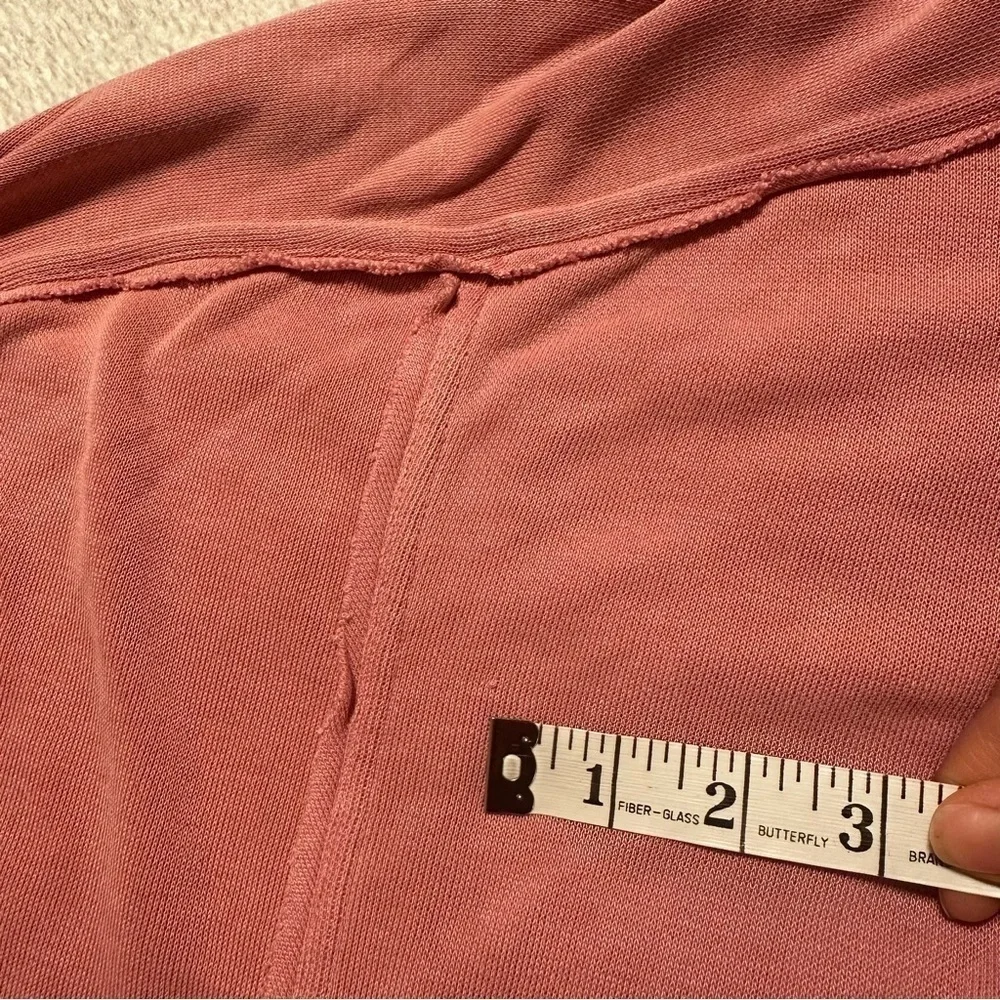 Free People Intimately Ready Go Pullover Hoodie Sweatshirt Pink FP